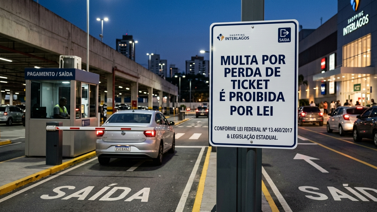 Perdeu o papel do estacionamento no shopping e foi cobrado por isso: veja por que a famosa multa de ticket perdido é totalmente proibida por lei