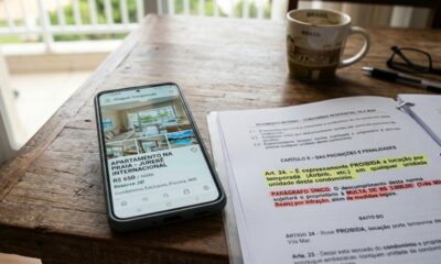 Herdeira de 34 anos recebe apartamento de R$ 420 mil do avô, anuncia no aplicativo de temporada para complementar a renda e descobre regra do condomínio que pode virar multa de R$ 3 mil