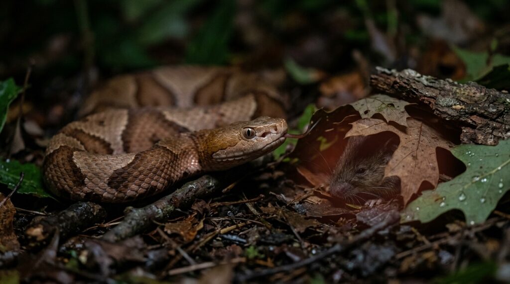 Cobras desenvolveram uma forma eficiente de caçar que combina músculos poderosos, percepção de calor e movimentos precisos para capturar presas maiores que a própria cabeça