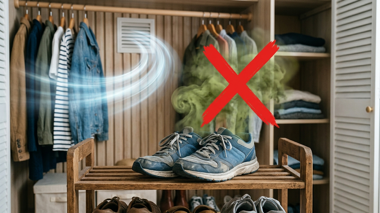 Sem cheiro de guardado nos calçados: a melhor forma de eliminar o mofo de sapatos fechados usando saquinhos de sílica gel ou giz no armário