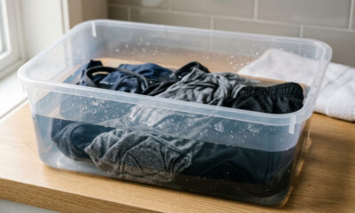 Deixar roupas de molho em vinagre de álcool por 30 minutos: o truque simples que remove o cheiro de suor impregnado das fibras do tecido