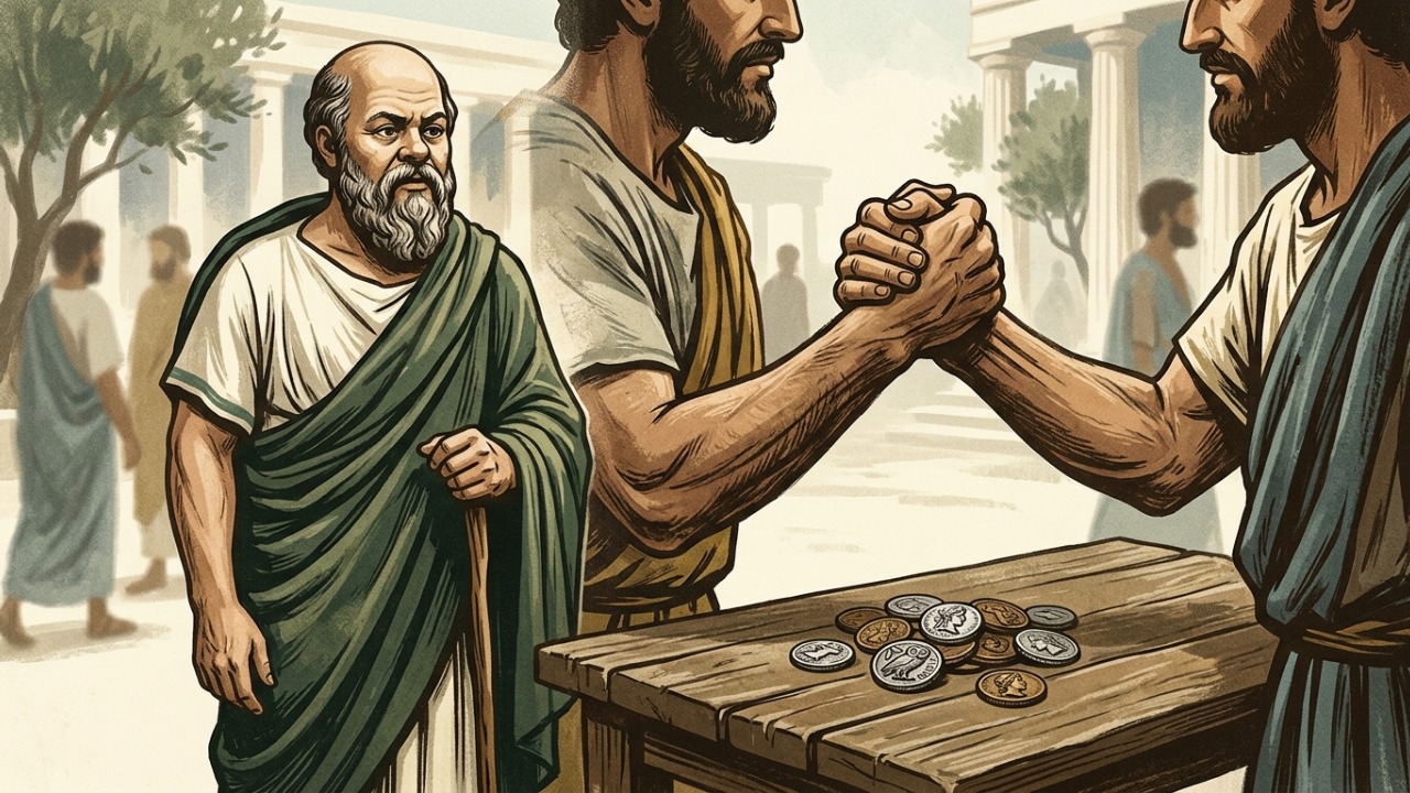 Sócrates, um dos fundadores da filosofia ocidental: “O amigo deve ser como o dinheiro: antes de precisar dele, é preciso conhecer seu valor.” Uma mensagem sobre reconhecer boas amizades antes dos momentos difíceis