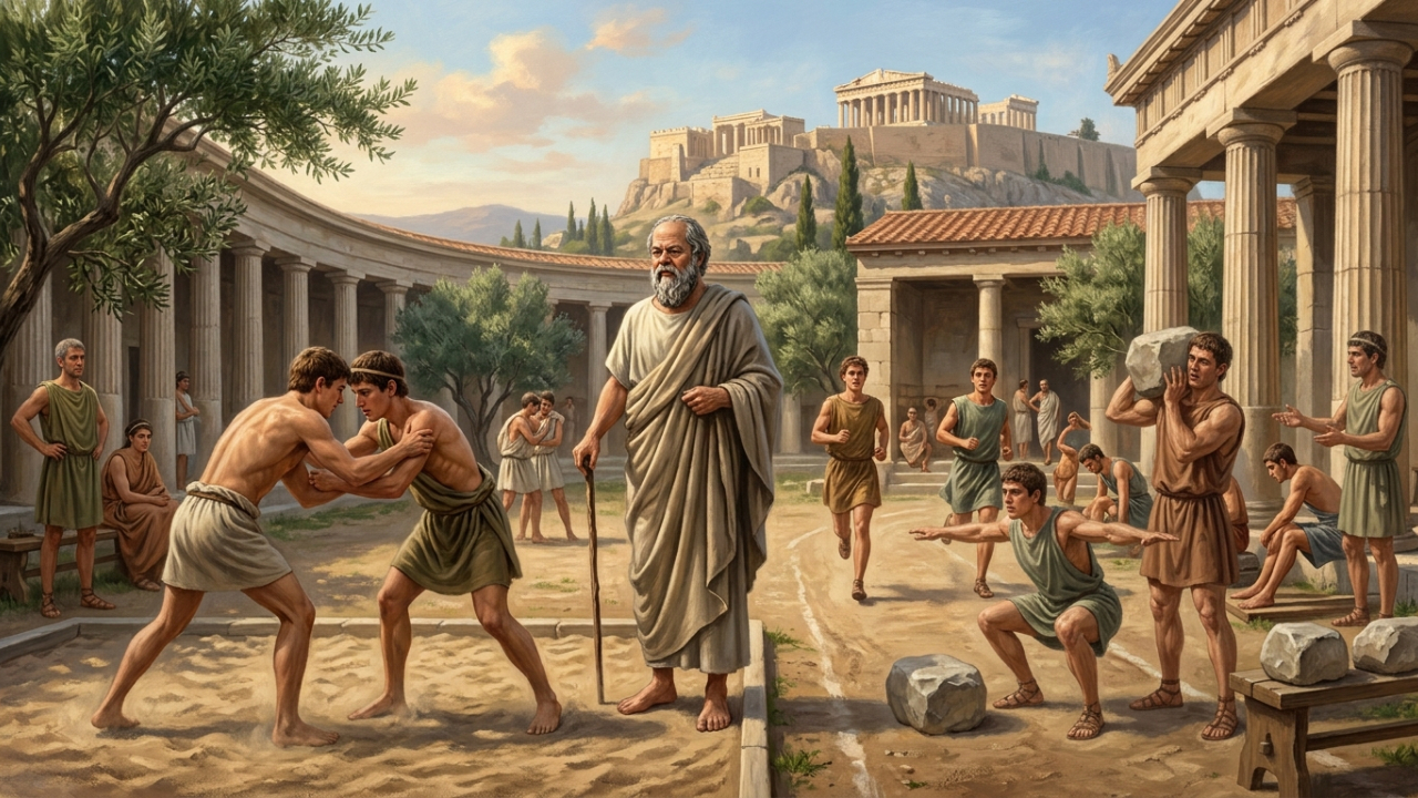 Pensamento de Sócrates: “É uma vergonha envelhecer sem descobrir a beleza e a força de que seu corpo é capaz.” Uma lição sobre disciplina, saúde e potencial
