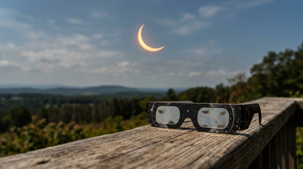 Casos de alterações visuais após o eclipse solar reforçam o perigo de observar o Sol sem proteção. A lesão pode surgir horas depois e comprometer a visão central