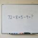 Qual número você encontrou? Resolva sem calculadora: 72 ÷ 8 × 5 − 9