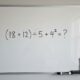 Essa conta parece fácil, mas muita gente erra na primeira tentativa: (18 + 12) ÷ 5 + 4²