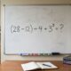 Você consegue resolver (28 − 12) ÷ 4 + 3³ sem consultar a calculadora?