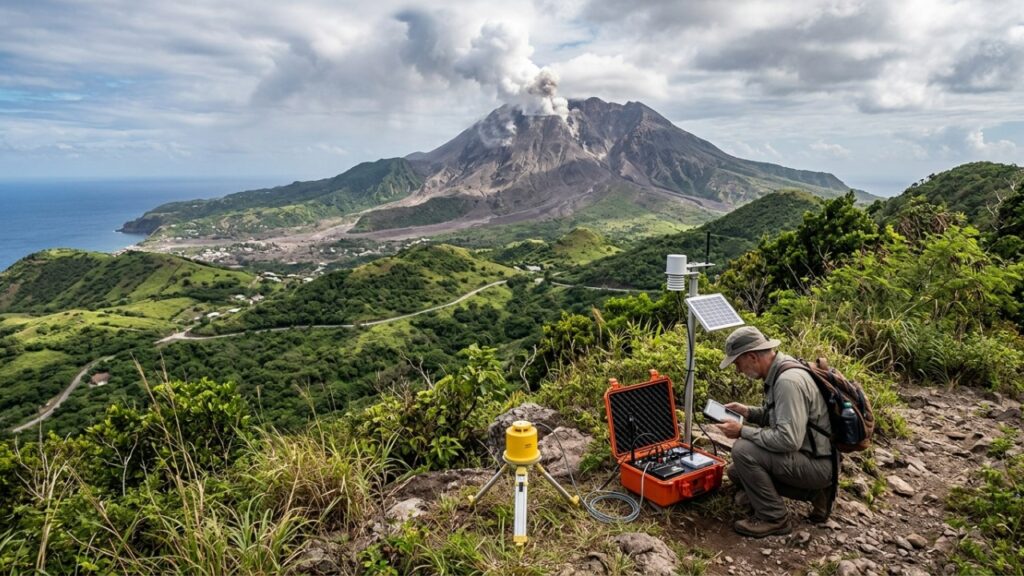 Pesquisadores exploram vulcão ativo no Caribe e encontram um possível “tesouro” rico em metais a cerca de 2 km de profundidade