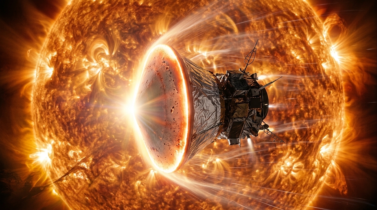 Em 2018, a sonda Parker Solar Probe que se aproximou do Sol enfrentou temperaturas extremas para estudar a atmosfera da estrela