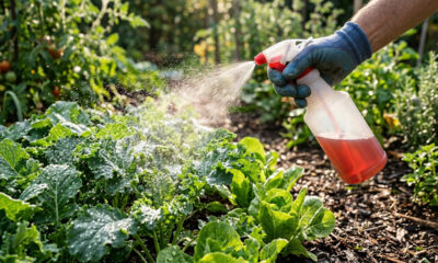 Borrifar chá de pimenta-dedo-de-moça nas hortaliças: o repelente natural potente que afasta lagartas e besouros da horta em poucas horas