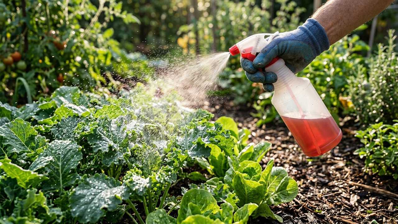 Borrifar chá de pimenta-dedo-de-moça nas hortaliças: o repelente natural potente que afasta lagartas e besouros da horta em poucas horas