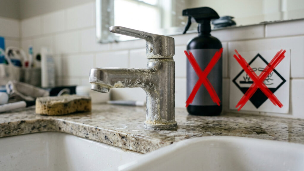Sem produtos químicos caros, nem corrosivos: a melhor forma de tirar manchas brancas de calcário da torneira de inox usando apenas vinagre branco