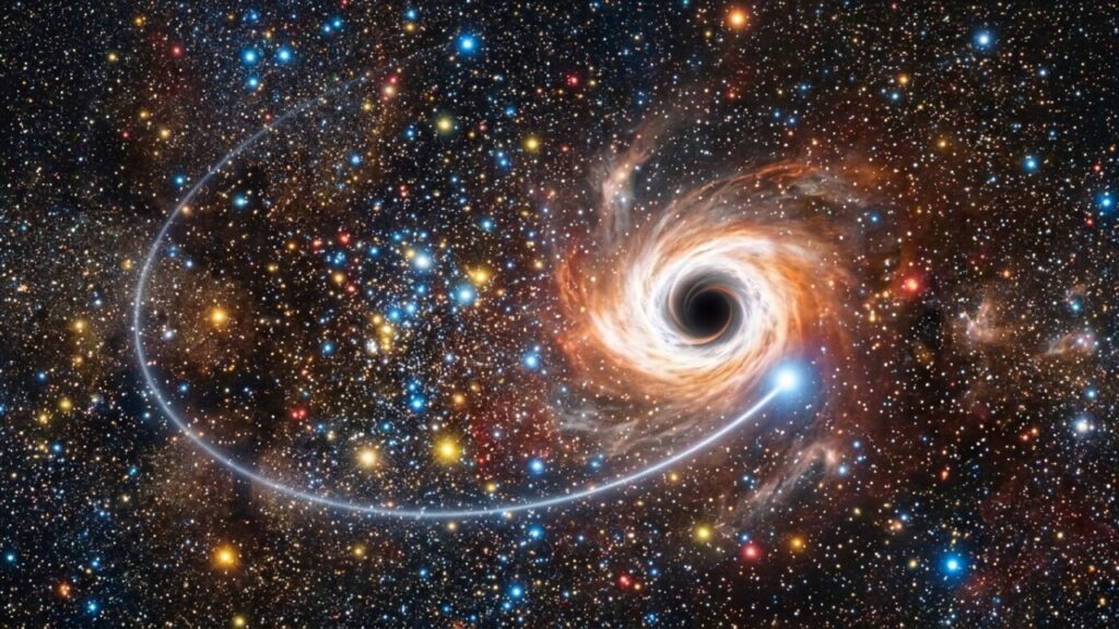 Astrônomos descobrem no centro da Via Láctea a estrela mais rápida já detectada, capaz de atingir cerca de 25 mil quilômetros por segundo