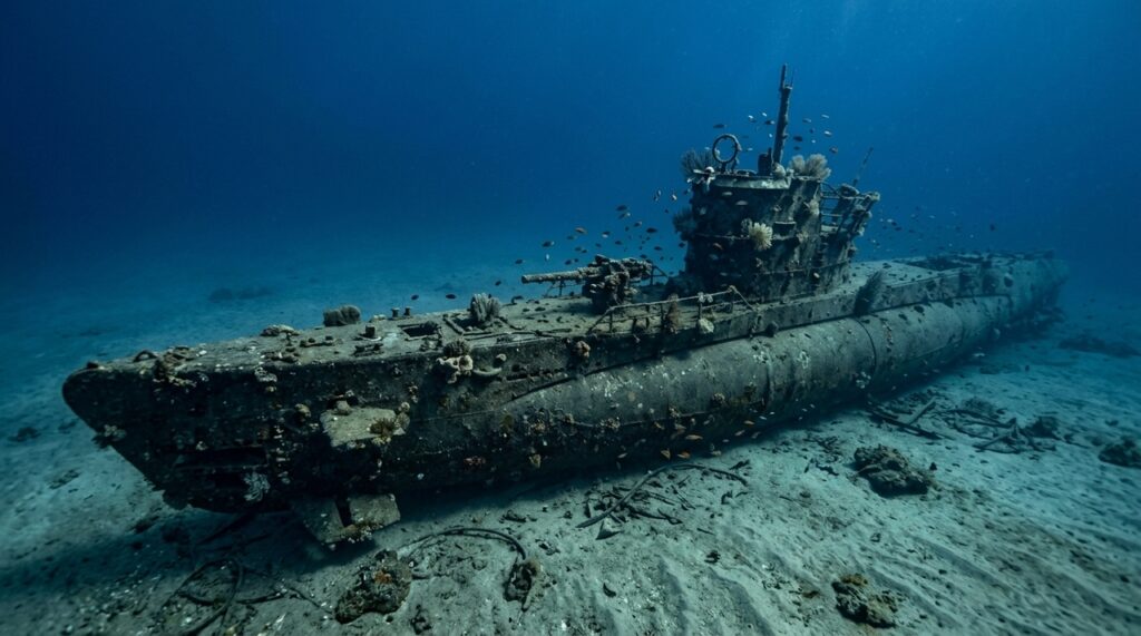 Submarino da Segunda Guerra Mundial encontrado no Mar Jônico. "É o último espécime restante"
