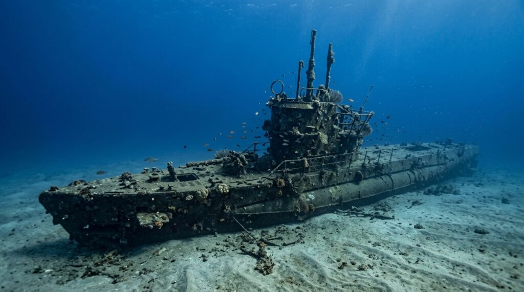 Submarino da Segunda Guerra Mundial encontrado no Mar Jônico. "É o último espécime restante"