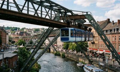 Em 1901, uma cidade inaugurou uma ferrovia suspensa até 12 metros acima das ruas e, 125 anos depois, ela ainda transporta mais de 80 mil passageiros por dia
