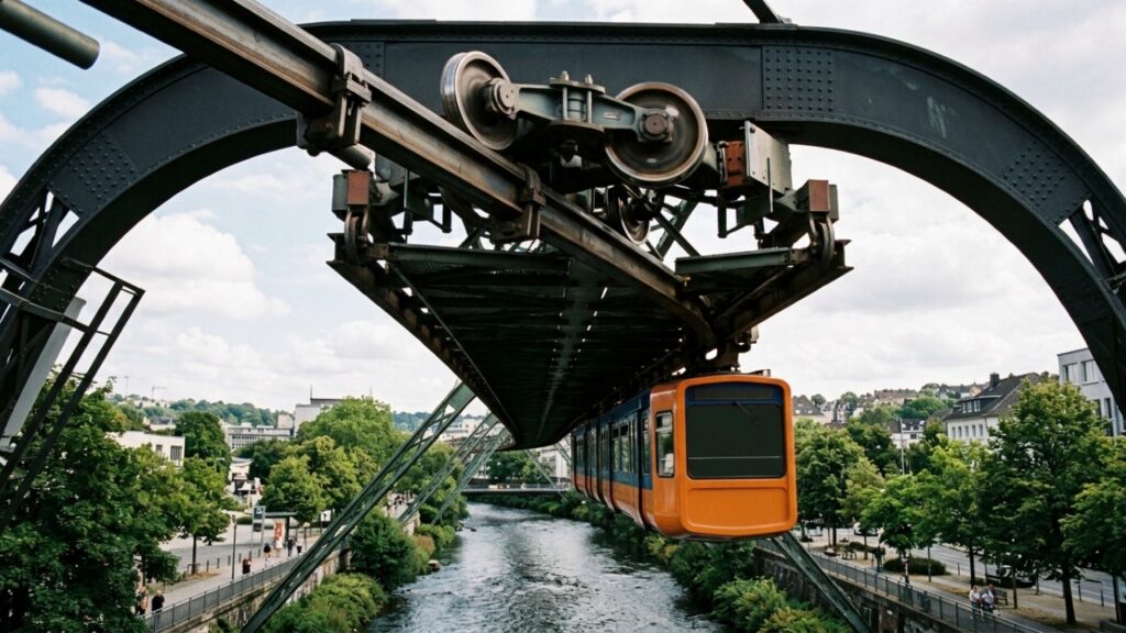 Em 1901, uma cidade inaugurou uma ferrovia suspensa até 12 metros acima das ruas e, 125 anos depois, ela ainda transporta mais de 80 mil passageiros por dia