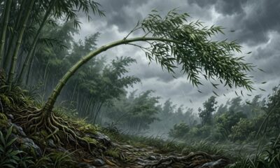 Lição japonesa do dia: “O bambu que sobrevive ao vento não é o mais duro da floresta, mas aquele que aprendeu a se curvar sem abandonar suas raízes.” Uma reflexão sobre equilíbrio e força interior