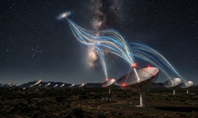 Astrônomos recebem um sinal laser de um objeto localizado a 8.000 milhões de anos-luz da Terra