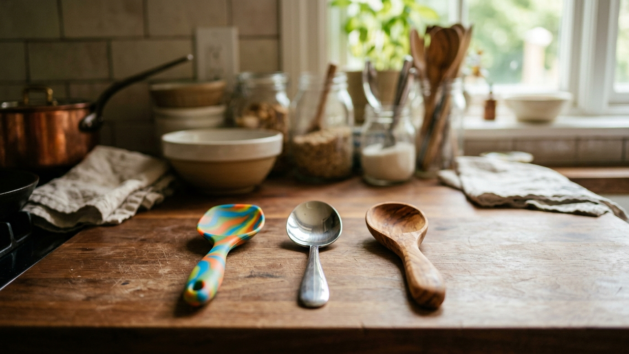 Silicone, inox ou madeira: saiba para que serve cada material e qual escolher para cozinhar sem arranhar panelas nem contaminar a sua comida