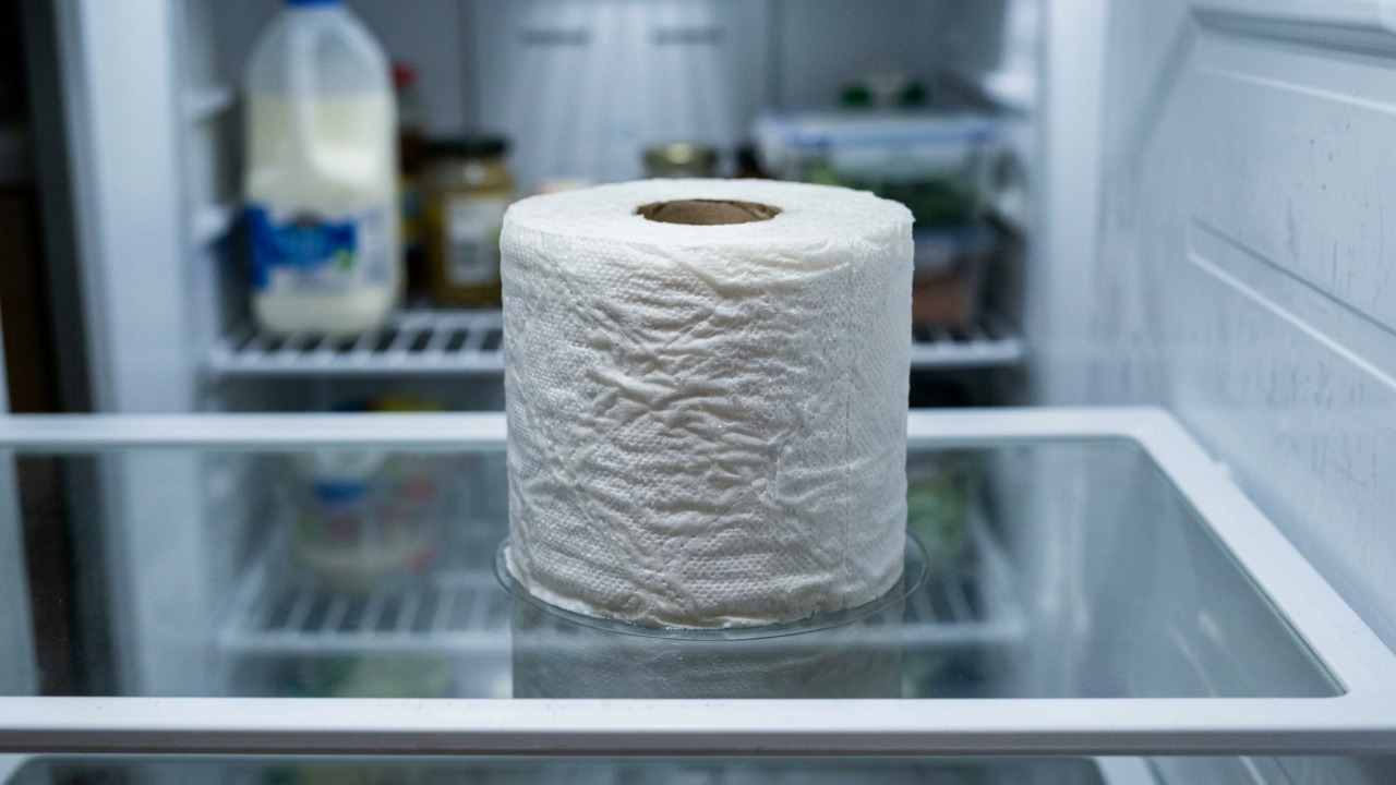 Colocar um rolo de papel higiênico na geladeira: para que serve esse truque simples e por que muita gente usa nos dias quentes