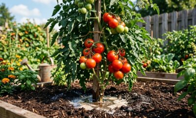 Nem adubo caro nem técnica complicada: jardineiros voltam a usar um hábito antigo para fortalecer os pés de tomate
