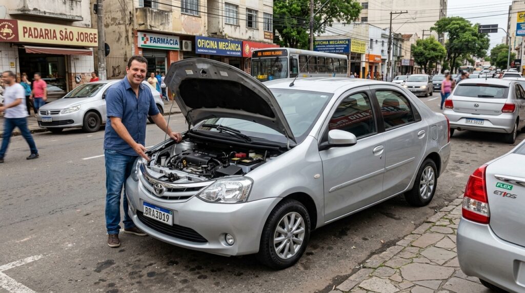 Comprei um Toyota Etios 2018 por R$ 25 mil e fiz um dos melhores negócios: faz até 14 km/l e não gasto mais de R$ 700 a cada três meses com manutenção
