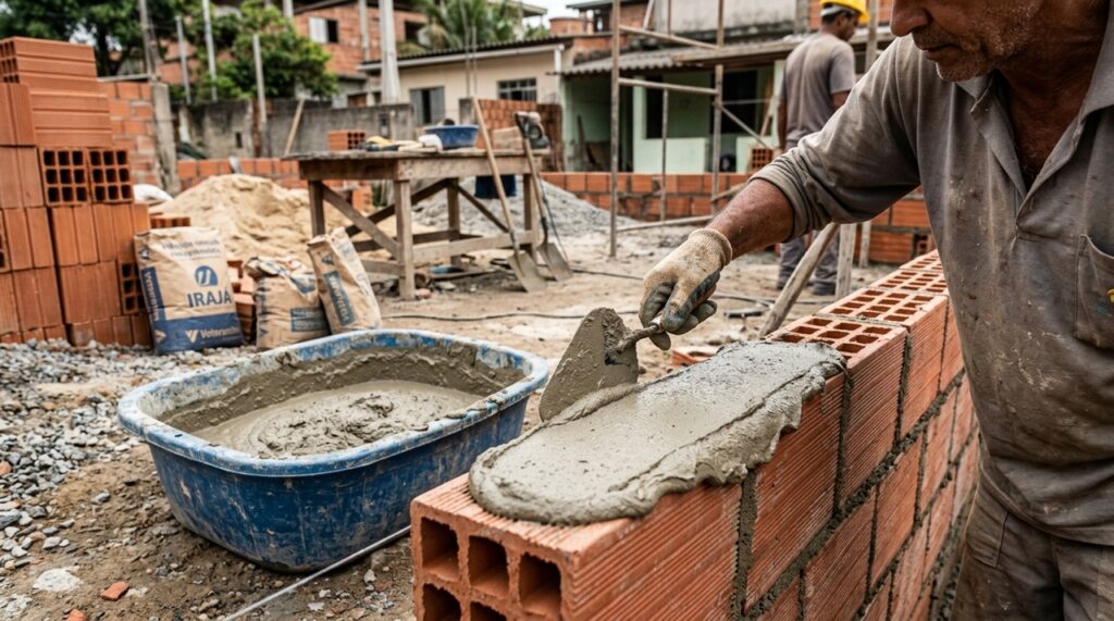 Como melhorar a argamassa de cimento sem custo: um aditivo simples simplifica o vazamento da fundação