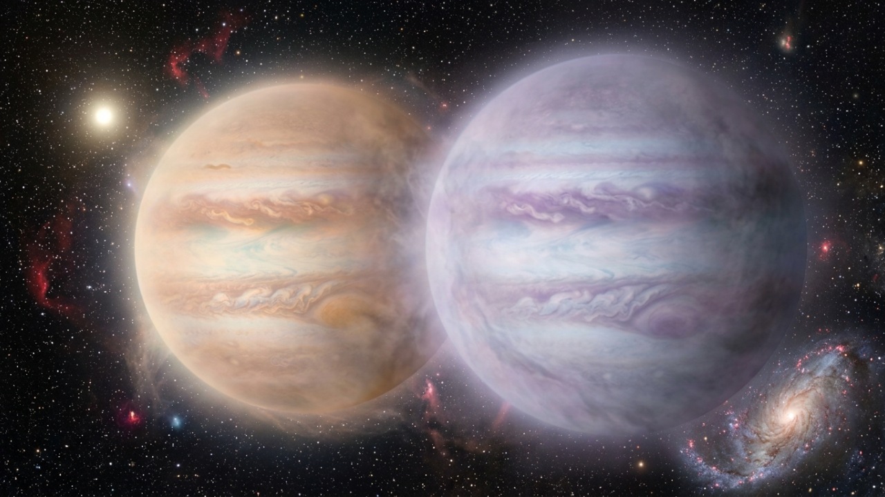 Maiores que Júpiter e leves como algodão-doce: astrônomos descobrem dois planetas gigantes que desafiam tudo o que se sabia sobre o espaço