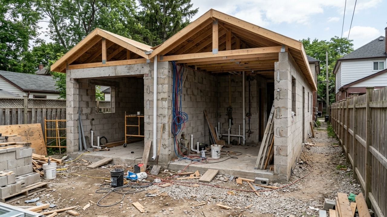 Quanto custa construir 2 kitnets de 30 m² no fundo do terreno e ter R$ 1.800 entrando todo mês