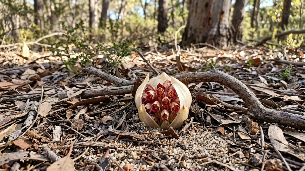 A orquídea invisível: a flor mística australiana que passa a vida inteira e floresce completamente soterrada debaixo da terra sem luz