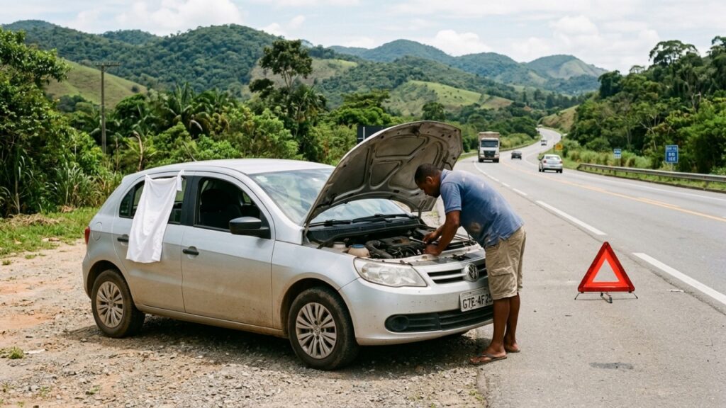 Pano branco pendurado na janela de um carro em movimento: o que significa esse sinal e por que os motoristas precisam reconhecê-lo