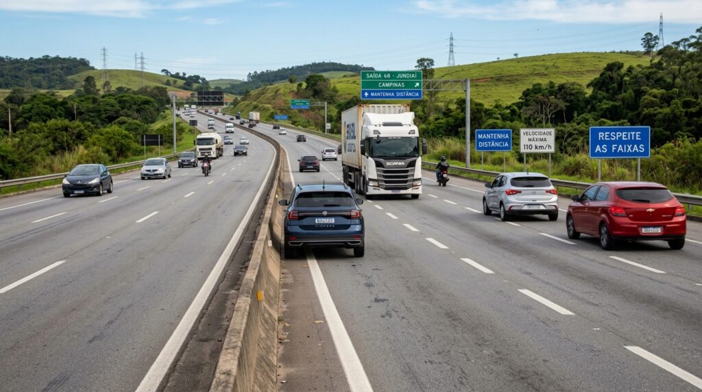 O que significa a faixa branca pintada no meio da rodovia que muitos motoristas interpretam de forma errada