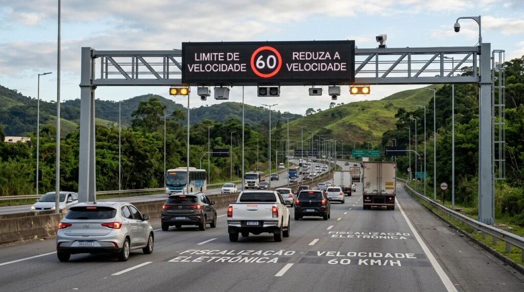 Eles estão introduzindo um sistema de punições drásticas: uma multa adicional de 10 euros para cada quilômetro acima do limite de velocidade