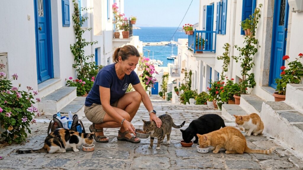 Este país procura voluntários para viver de graça em uma ilha em troca de cuidar de gatos de rua durante cinco horas por dia