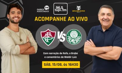 Ao vivo: Fluminense recebe o Palmeiras em confronto do G4 do Brasileirão
