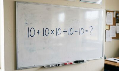 O desafio 10 + 10 × 10 ÷ 10 - 10 parece infantil, mas engana muita gente