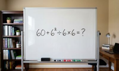 Se você resolver 60 + 6² ÷ 6 × 6 de primeira, seu raciocínio matemático está em dia