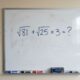 Você consegue resolver √81 + √25 × 3 sem calculadora?