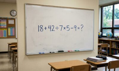 Resolva 18 + 42 ÷ 7 × 5 − 9 e prove que ainda domina a matemática básica