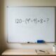 Você seria capaz de acertar 120 − (9² ÷ 9) × 8 de primeira?