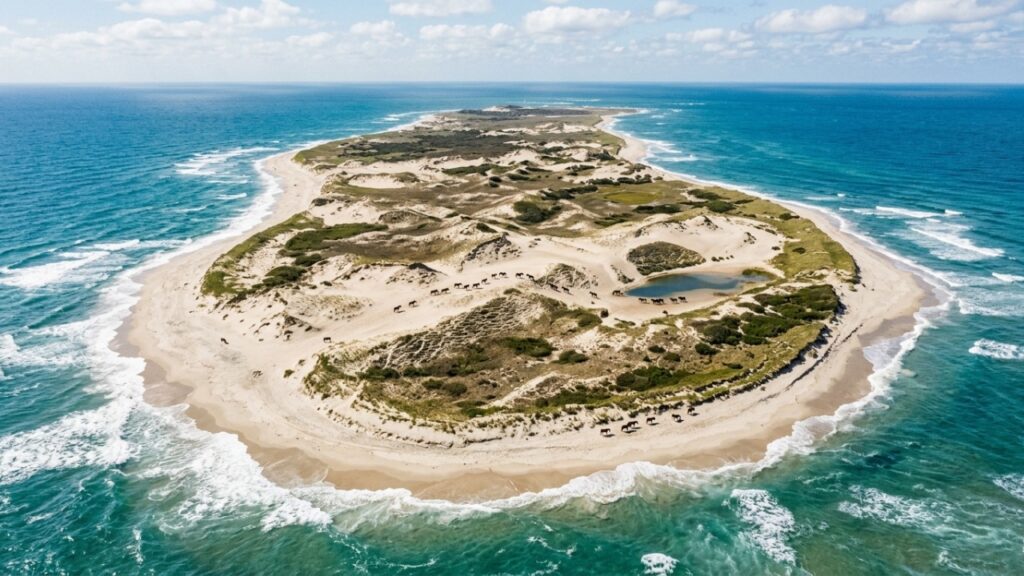 Em 1760, um comerciante deixou cavalos em uma ilha sem árvores no Atlântico e, séculos depois, centenas de descendentes selvagens ainda vivem livres
