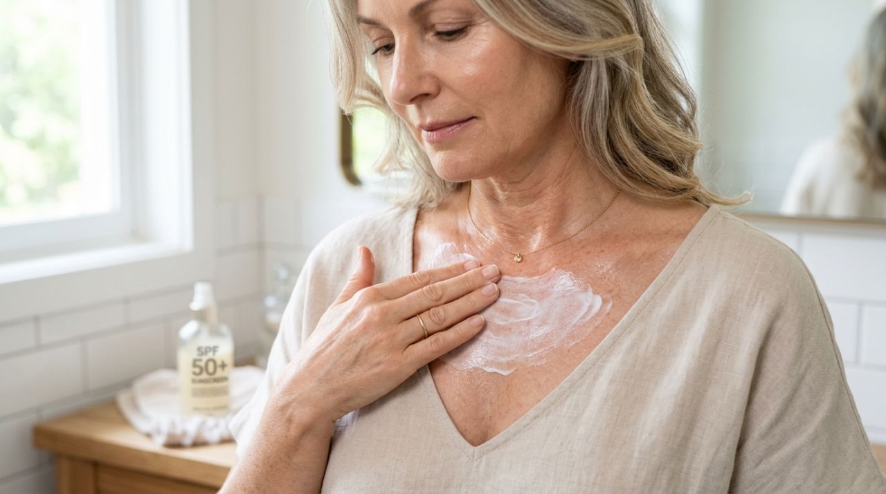 Pescoço e colo também envelhecem: 5 cuidados que muitas mulheres lembram do rosto, mas esquecem nessas áreas