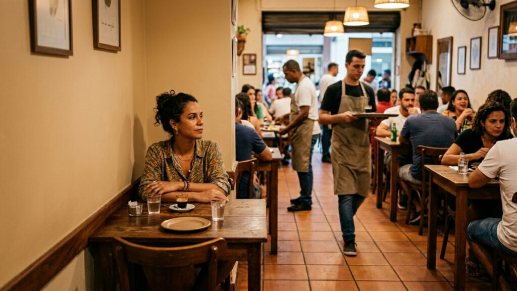 A psicologia aponta que quem escolhe a mesa no canto de um restaurante pode não querer apenas sossego, mas sentir mais conforto sabendo o que acontece ao redor