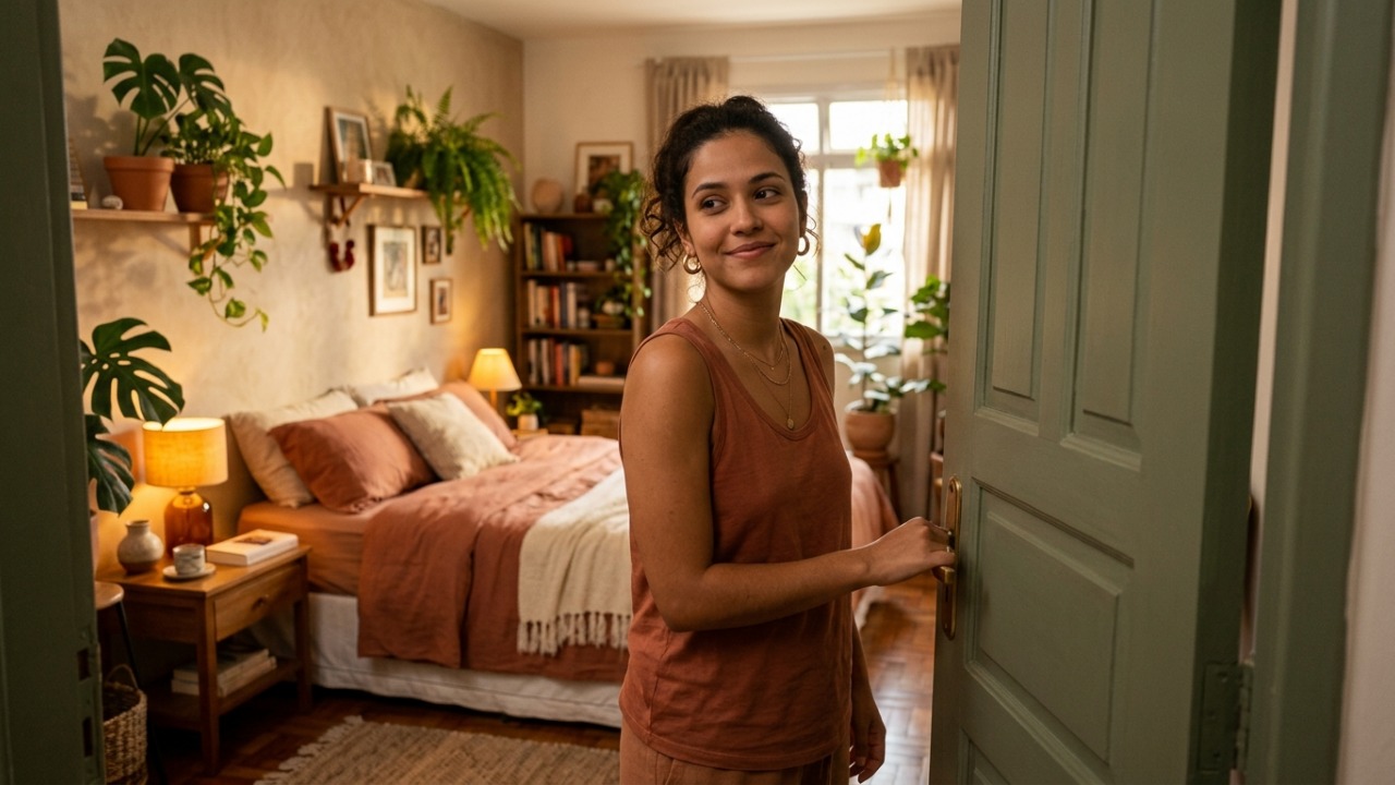 A psicologia diz que quem mantém a porta do quarto fechada mesmo estando sozinho pode não buscar apenas silêncio, mas proteger um espaço que reconhece como inteiramente seu