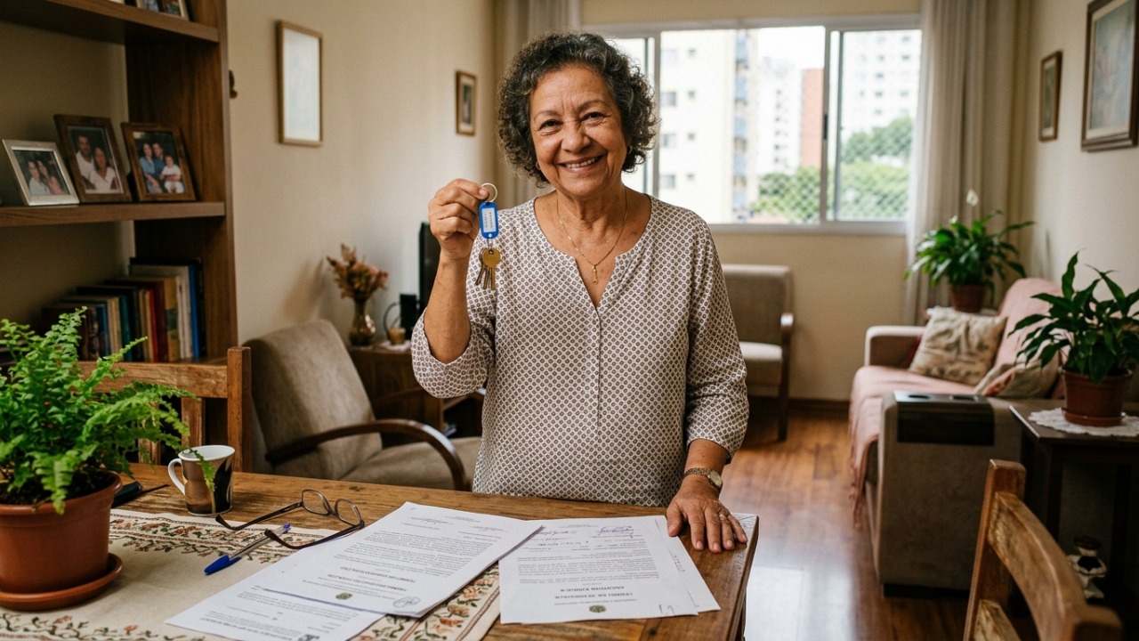 Filha de 41 anos herda o apartamento onde cresceu, avaliado em R$ 350 mil, mas descobre que o pai deixou usufruto vitalício para a companheira de 68 anos, que continua morando no imóvel sem pagar nada