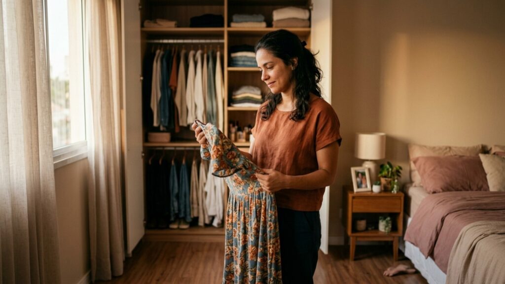 Segundo a psicologia, manter no armário roupas que não cabem mais pode revelar dificuldade em se despedir de uma fase da vida que ainda carrega significado