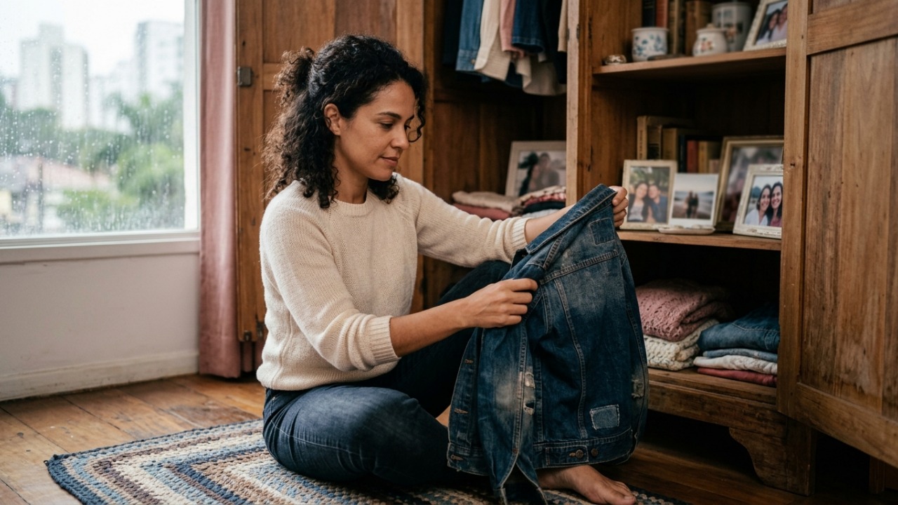Segundo a psicologia, manter no armário roupas que não cabem mais pode revelar dificuldade em se despedir de uma fase da vida que ainda carrega significado