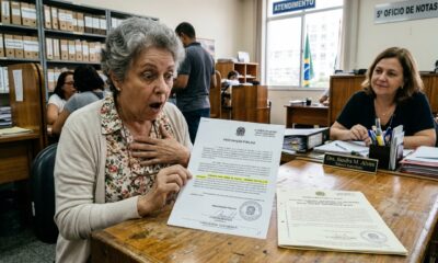Aposentada assina procuração para a filha resolver o INSS, descobre que o documento também autorizava venda de imóvel e cartório revela a diferença entre a procuração comum e a que dá poderes sobre bens