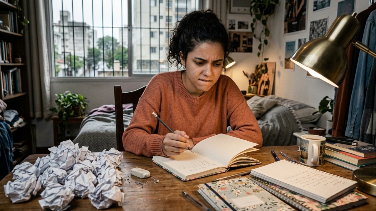 Segundo a psicologia, quem compra cadernos bonitos e evita escrever neles pode não querer apenas conservá-los, mas sentir medo de estragar algo que ainda parece perfeito